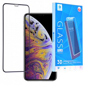 Folie de sticla iPhone XS Max / 11 Pro Max, 3D Full Glue MOCOLO - Negru - Img 1