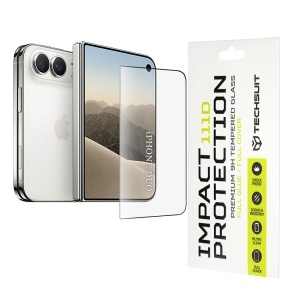 Folie pentru iPhone Duo, Sticla Securizata, Ultra HD, Protectie 111D, Montare Simplă, set cu sticker, Transparent