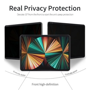 Folie pentru MacBook Air 13" Anti Zgarieturi, Protectie Vizuala Anti Spy, set cu sticker, VisionProX, Privacy - Img 4