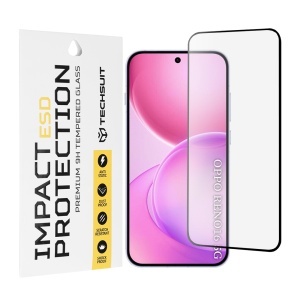 Folie pentru Oppo Reno16 / Reno16 Pro din Sticla Securizata, Ultra HD, set cu sticker, ESD Glass Anti Static, Transparent