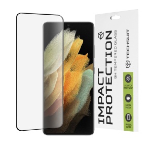 Folie pentru Samsung Galaxy S21 Ultra 5G, SKYDDAR INNOVATION, Sticla Securizata, Ultra HD, Protectie 111D, Montare Simplă, Transparent, set cu sticker