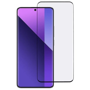 Folie pentru Xiaomi Redmi Note 13 Pro+ 5G, SKYDDAR INNOVATION, Sticla Securizata, Ultra HD, 5D Full Glue, Montare Simplă, Transparent, set cu sticker