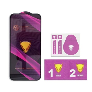 Folie sticla pentru Samsung Galaxy A15 4G / A15 5G / A24 / A25 5G, full glue, SKYDDAR 5D - Negru - Img 5
