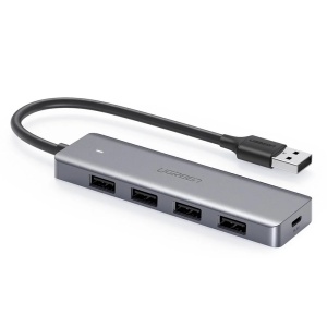 Hub Multifunctional, USB3.2, 5Gbps, 0.15m, Ugreen CM512, Gri