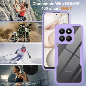 Husa 360° Honor 400 Smart / X7d 4G, SKYDDAR INNOVATION, [Pachet 360°] ColorVerse, set cu sticker, Mov - Img 3