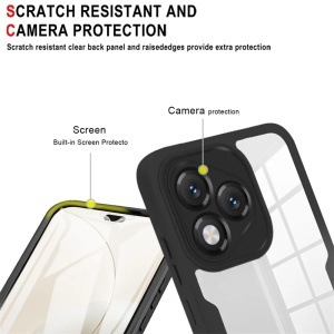 Husa 360° Honor X5c Plus, SKYDDAR INNOVATION, [Pachet 360°] ColorVerse, set cu sticker, Roz - Img 3