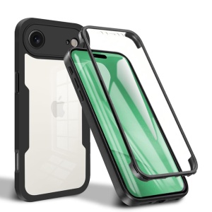 Husa 360° iPhone Air, SKYDDAR INNOVATION, [Pachet 360°] ColorVerse, set cu sticker, Negru