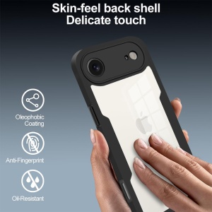 Husa 360° iPhone Air, SKYDDAR INNOVATION, [Pachet 360°] ColorVerse, set cu sticker, Roz - Img 4