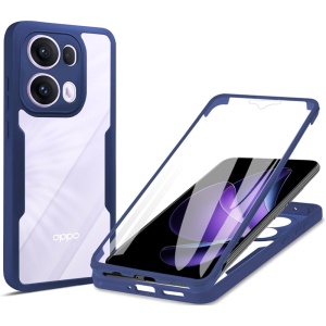 Husa 360° Oppo Reno13 Pro, SKYDDAR INNOVATION, [Pachet 360°] ColorVerse, Albastru, set cu sticker