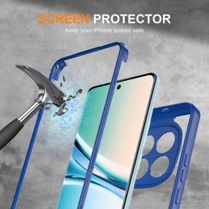 Husa 360° Xiaomi Redmi Note 15 4G / Redmi Note 15 5G, SKYDDAR INNOVATION, [Pachet 360°] ColorVerse, set cu sticker, Albastru - Img 3