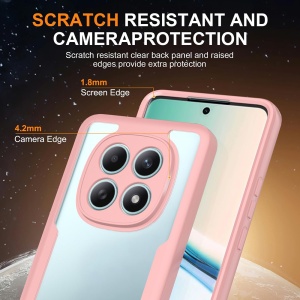 Husa 360° Xiaomi Redmi Note 15 5G / Poco M8 5G, SKYDDAR INNOVATION, [Pachet 360°] ColorVerse, set cu sticker, Roz - Img 6