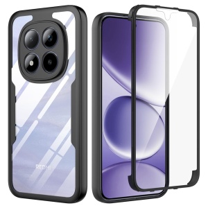 Husa 360° Xiaomi Redmi Note 15 Pro+ 5G / Poco M8 Pro 5G, SKYDDAR INNOVATION, [Pachet 360°] ColorVerse, set cu sticker, Negru