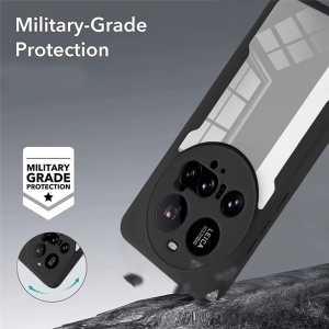 Husa + Folie pentru Xiaomi 15 Ultra, SKYDDAR INNOVATION, [Pachet 360°] ColorVerse, Negru, set cu sticker - Img 5