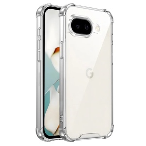 Husa Google Pixel 9a din Silicon, Protectie colturi, set sticker, Anti Soc, Transparent