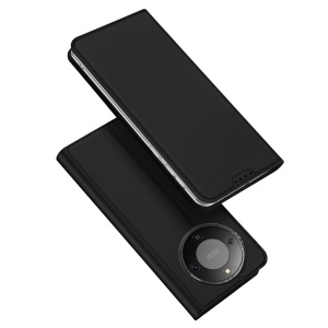 Husa Honor Magic8 Lite tip carte magnetica, Skin Pro Dux Ducis, Negru