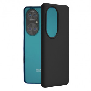 Husa Huawei P50 Pro din silicon moale, Techsuit Soft Edge - Negru