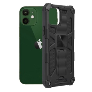 Husa iPhone 12 / 12 Pro, Antisoc, Suport Birou, Blazor Series, Camo Black