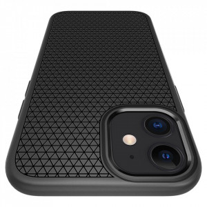 Husa iPhone 12 / 12 Pro, Liquid Air Spigen - Negru - Img 5