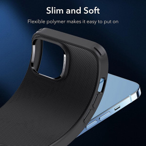 Husa iPhone 13 Pro, ESR Air Shield Boost - Translucent Black - Img 6