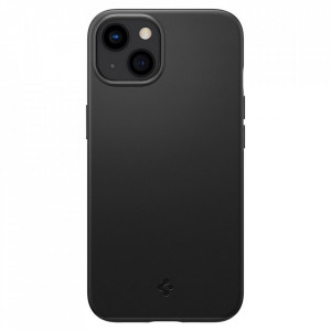 Husa iPhone 13, Thin Fit Spigen - Negru - Img 2