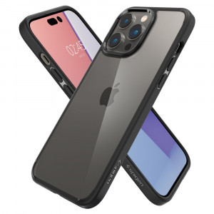 Husa iPhone 14 Pro Spigen Ultra Hybrid - Matte Black - Img 4