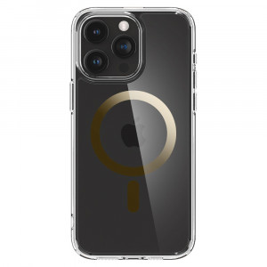Husa iPhone 15 Pro Max, Spigen Ultra Hybrid MagSafe - Auriu - Img 2