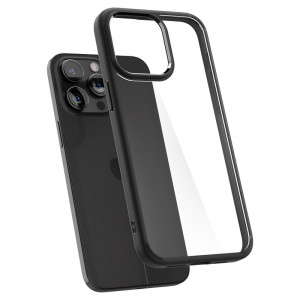 Husa iPhone 15 Pro Max, Spigen Ultra Hybrid - Negru Mat - Img 2
