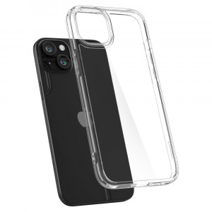 Husa iPhone 15, Spigen Ultra Hybrid - Clear - Img 2