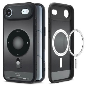Husa iPhone 17 Air, Antisoc, Ultra Hybrid Classic MagSafe Spigen, Negru