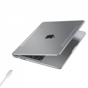 Husa laptop Macbook Air 13", Spigen Thin Fit - Crystal Clear - Img 8
