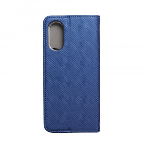 Husa Oppo A17 tip carte, Buzunar interior, Antisoc, Smart Case Book, Albastru - Img 2