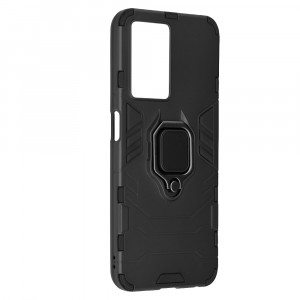 Husa Oppo A57 4G / A57s / OnePlus Nord N20 SE cu inel, Techsuit Silicone Shield - Negru - Img 7