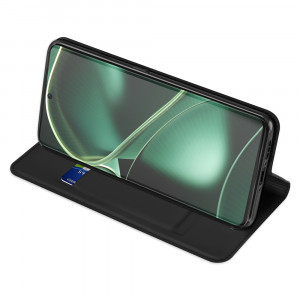 Husa Oppo Find X6 Pro tip carte magnetica, Skin Pro Dux Ducis - Negru - Img 3