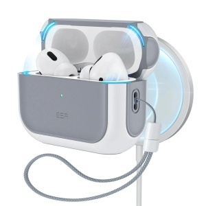 Husa pentru Apple AirPods Pro 3, Orbit Hybrid HaloLock ESR, Alb