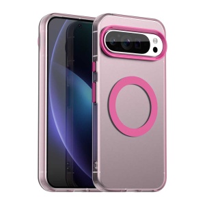 Husa pentru Google Pixel 10 / Pixel 10 Pro, MagSafe, Antisoc, set cu sticker, CandyCase, Roz