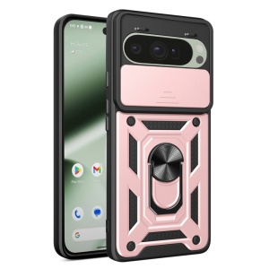 Husa pentru Google Pixel 10 / Pixel 10 Pro, SKYDDAR INNOVATION, CamShield, Roz, set cu sticker