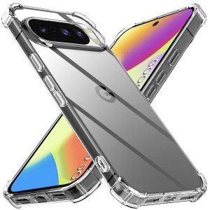 Husa pentru Google Pixel 10 / Pixel 10 Pro, SKYDDAR INNOVATION, Shockproof Clear Silicone, Slim Silicon, Transparenta, set cu sticker