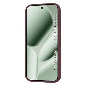 Husa pentru Google Pixel 10 Pro XL, SKYDDAR INNOVATION, din Silicon Catifelat, SoftElegance , Bordo, set cu sticker  - Img 2