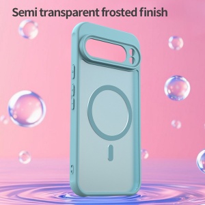 Husa pentru Google Pixel 10 Pro XL, SKYDDAR INNOVATION, HaloFrost MagSafe II, Antisoc, set cu sticker, Verde menta - Img 3