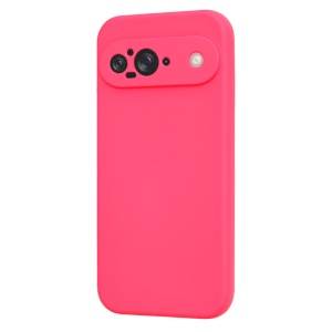 Husa pentru Google Pixel 9 din Silicon Catifelat, Protectie Premium, Skyddar SoftElegance - Fucsia - Img 3