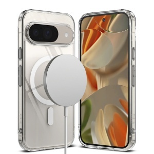 Husa pentru Google Pixel 9 / Pixel 9 Pro, Ringke, Fusion MagSafe, Antisoc, Compatibila Incarcare Wireless, Transparenta