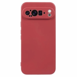 Husa pentru Google Pixel 9 Pro din Silicon Catifelat, Protectie Premium, Skyddar SoftElegance - Bordo - Img 1