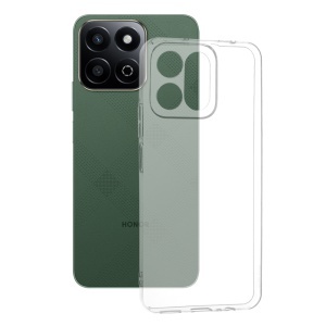 Husa pentru Honor 200 Smart / X7c, SKYDDAR INNOVATION, ClearGuard, din silicon transparent, set cu sticker, Transparenta