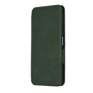 Husa pentru Honor 90 Lite, SKYDDAR INNOVATION, Safe Wallet tip carte din Piele Ecologica, Suport Carduri, Inchidere Magnetica, Verde, set cu sticker  - Img 6