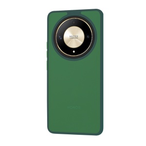 Husa pentru Honor Magic6 Lite, ce Absoarbe Cele mai Aspre Socuri, Skyddar Frosted - Verde inchis - Img 2
