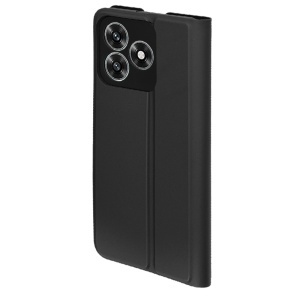 Husa pentru Honor X5c Plus tip Carte cu Portofel Interior, set cu sticker, Magskin Book, Negru - Img 6