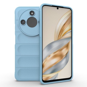 Husa pentru Honor X9c Smart, SKYDDAR INNOVATION, Magic Shield, din Silicon Mat, set cu sticker, Bleu