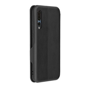 Husa pentru Huawei P20 Pro, SKYDDAR INNOVATION, Safe Wallet tip carte din Piele Ecologica, Suport Carduri, Inchidere Magnetica, Negru, set cu sticker  - Img 7