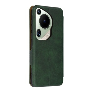 Husa pentru Huawei Pura 70 Ultra, SKYDDAR INNOVATION, Safe Wallet tip carte din Piele Ecologica, Suport Carduri, Inchidere Magnetica, Verde, set cu sticker  - Img 7