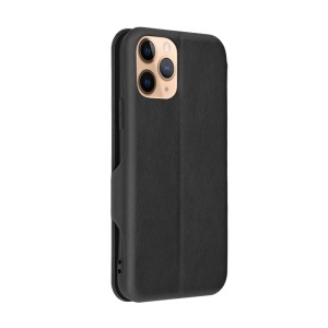 Husa pentru iPhone 11 Pro, SKYDDAR INNOVATION, Safe Wallet tip carte din Piele Ecologica, Suport Carduri, Inchidere Magnetica, Negru, set cu sticker - Img 6
